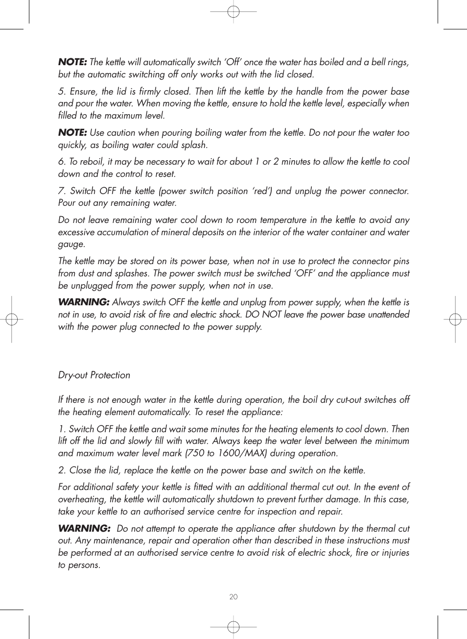 Gastroback 42418 Design Teakettle Advanced User Manual | Page 8 / 12