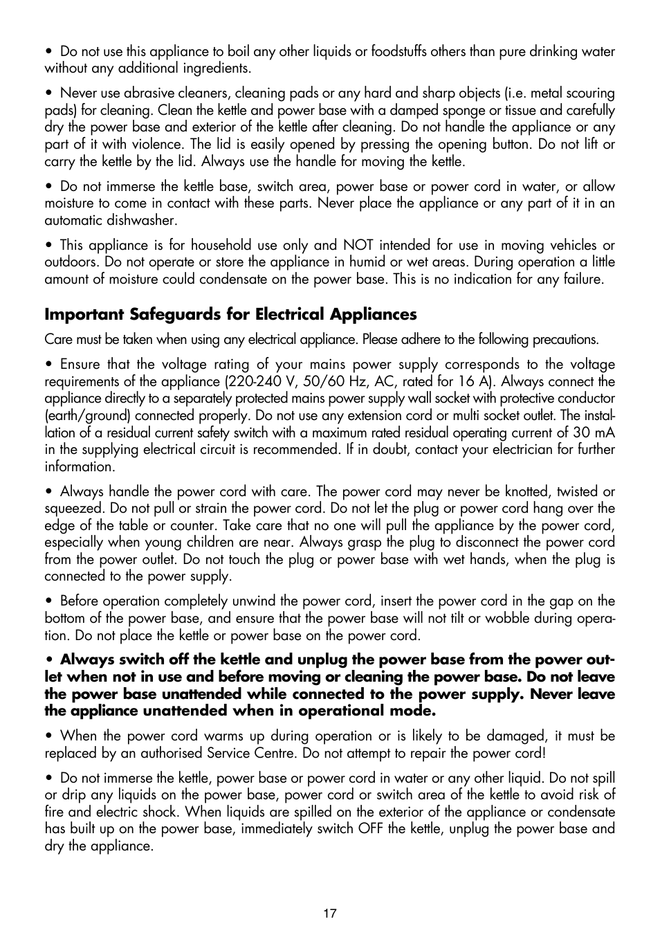 Gastroback 42413 Design Kettle Advanced User Manual | Page 5 / 11