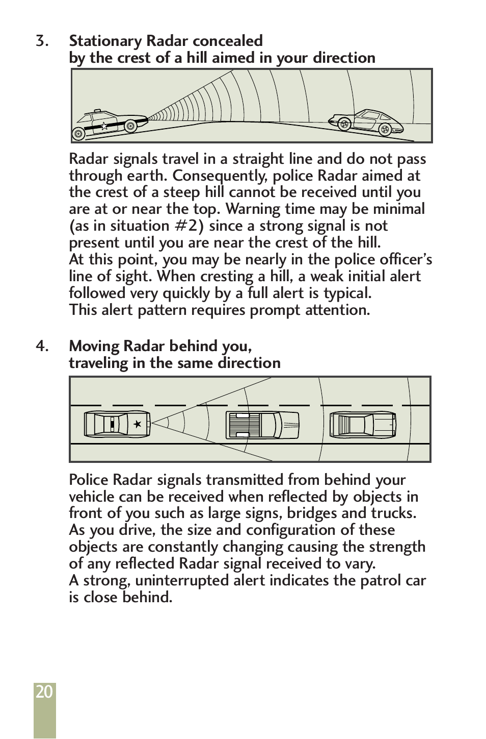Beltronics V960/V940 User Manual | Page 22 / 32