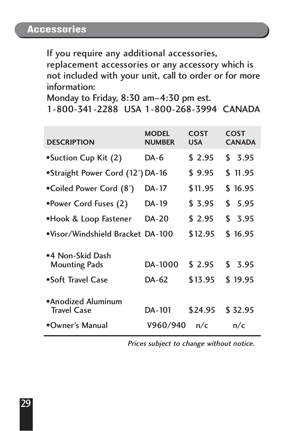 Beltronics V960/V940 User Manual | Page 31 / 32