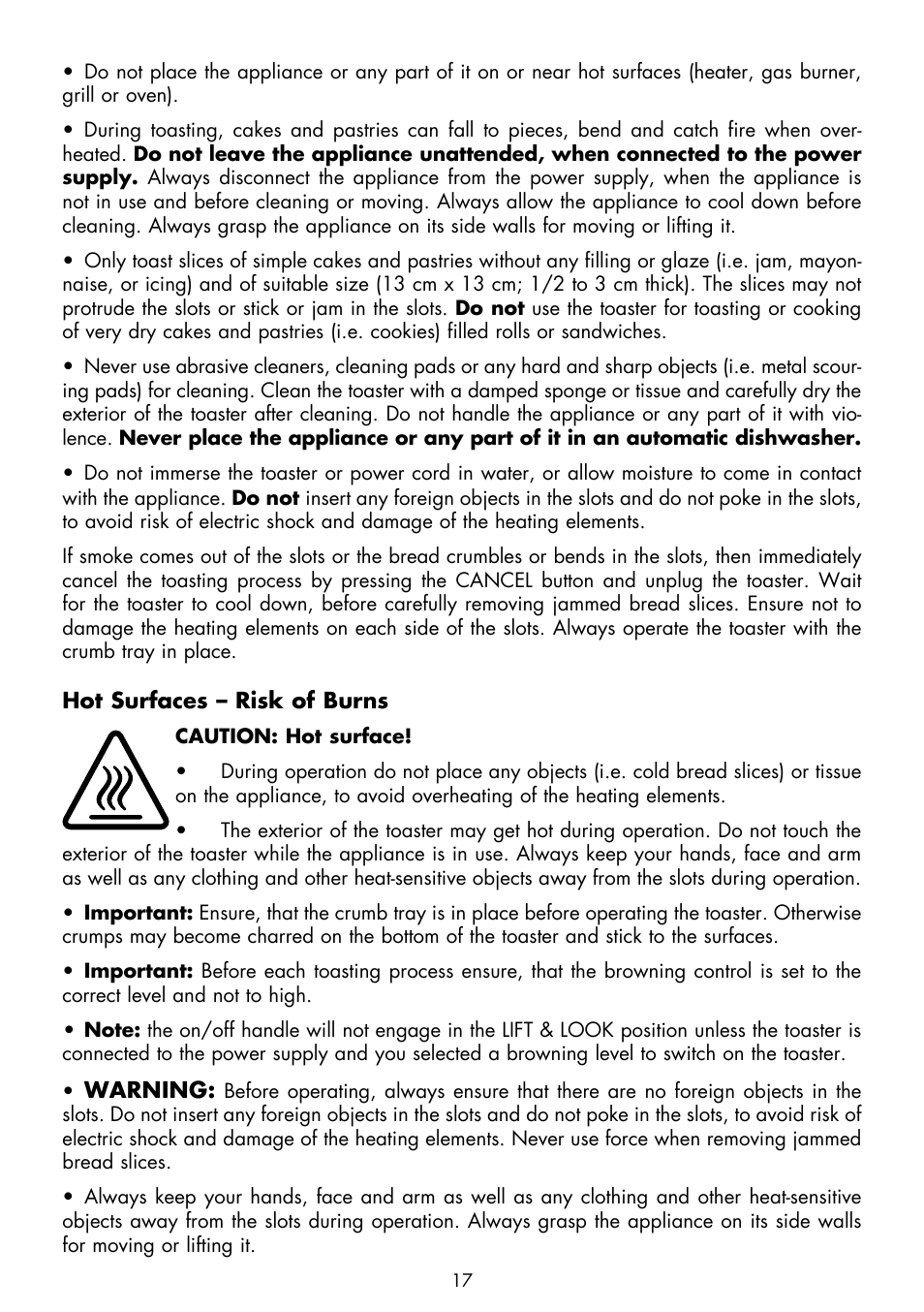 Gastroback 42404 Design Toaster Advanced User Manual | Page 5 / 12