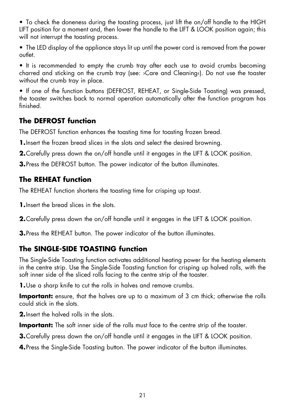 Gastroback 42404 Design Toaster Advanced User Manual | Page 9 / 12