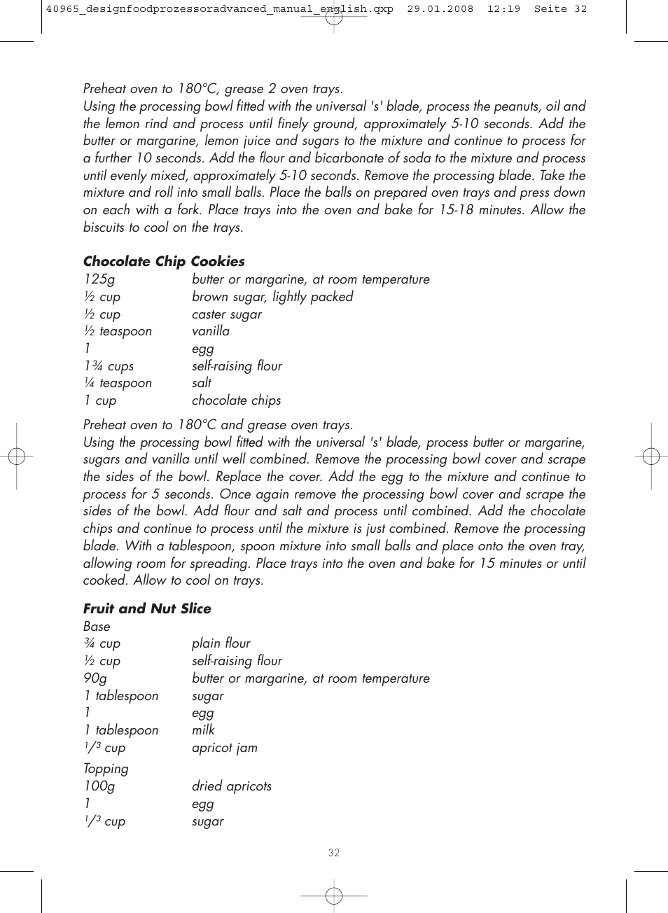 Gastroback 40965 Design Food Processor Advanced User Manual | Page 32 / 36