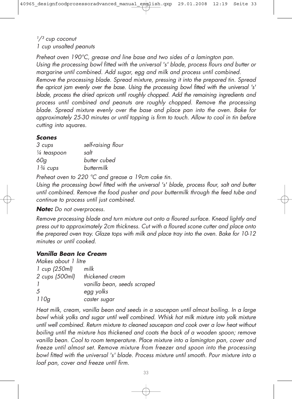 Gastroback 40965 Design Food Processor Advanced User Manual | Page 33 / 36