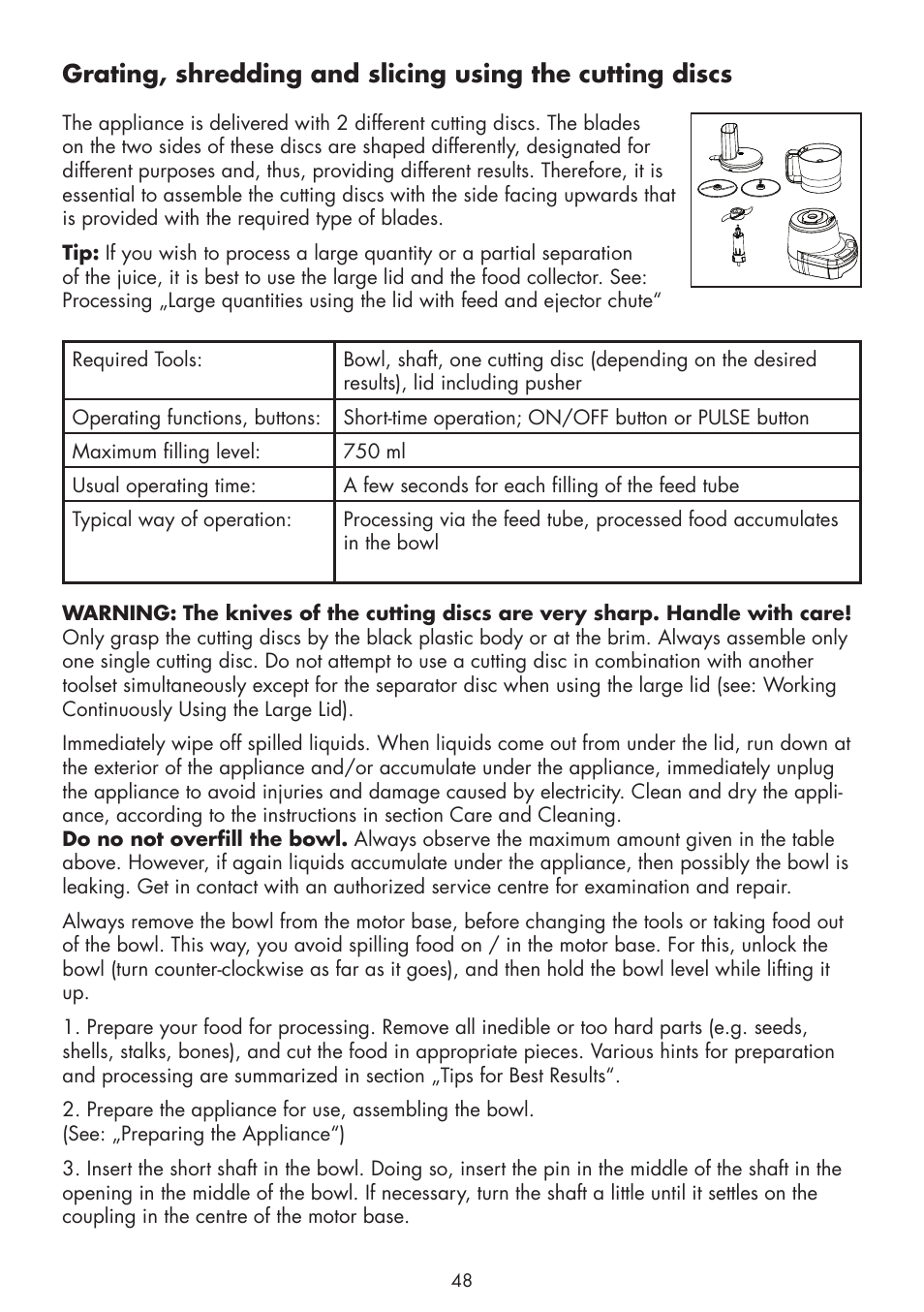 Gastroback 40963 Design Food Processor S User Manual | Page 16 / 28