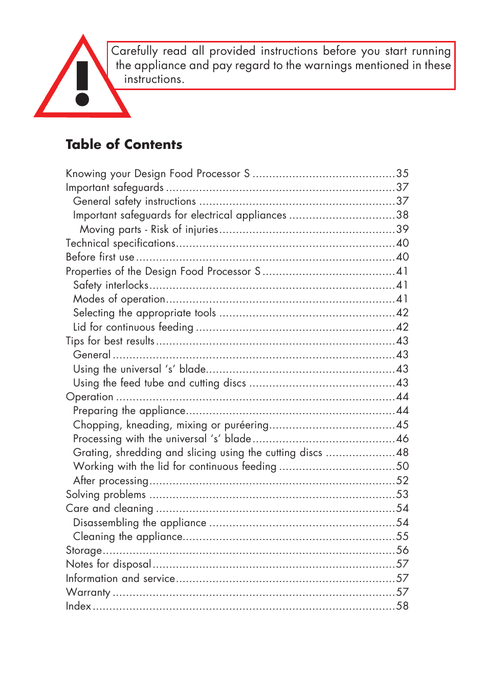 Gastroback 40963 Design Food Processor S User Manual | Page 2 / 28