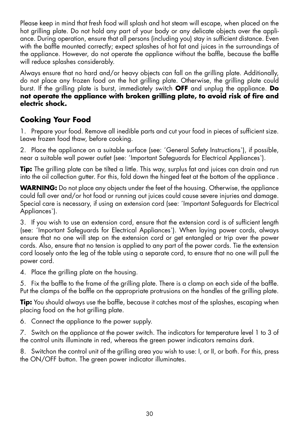 Gastroback 42535 Teppanyaki Glass-Grill Advanced User Manual | Page 12 / 18