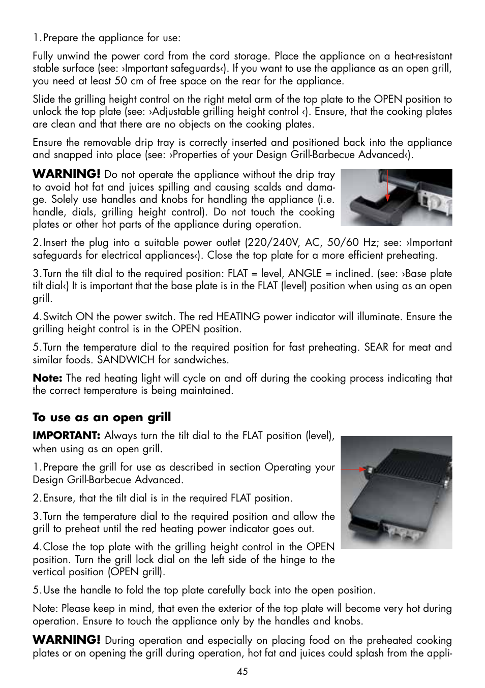 Gastroback 42534 Design Grill-Barbecue Advanced User Manual | Page 13 / 28