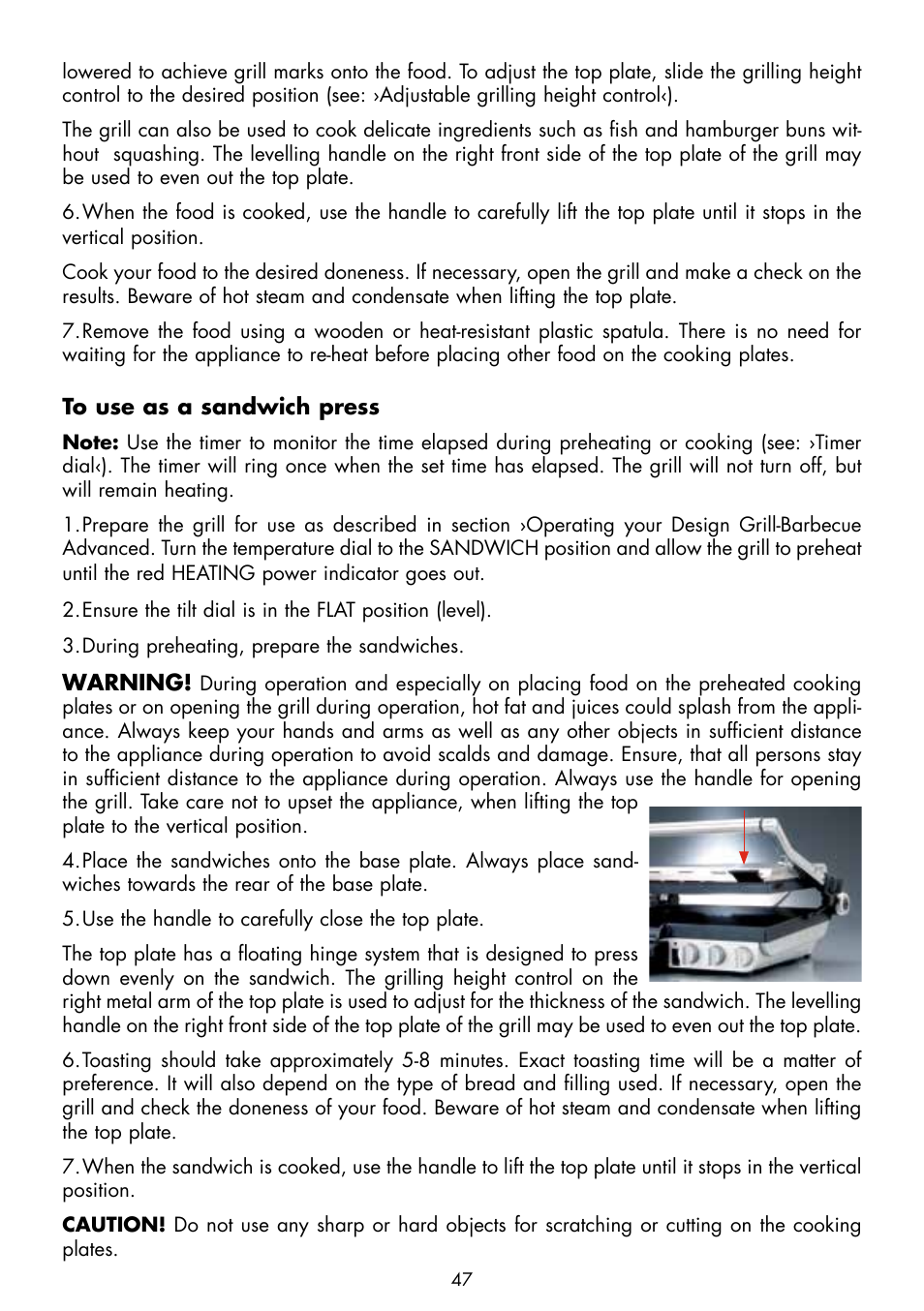 Gastroback 42534 Design Grill-Barbecue Advanced User Manual | Page 15 / 28