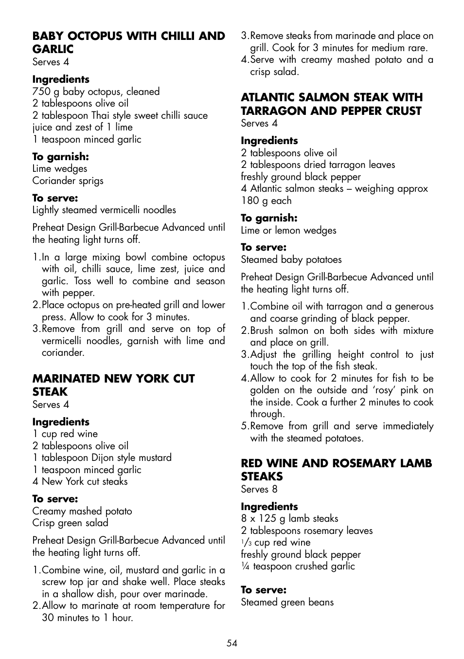 Gastroback 42534 Design Grill-Barbecue Advanced User Manual | Page 22 / 28