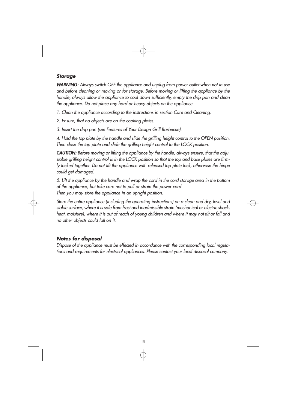 Gastroback 42504 Design Grill-Barbecue Advanced User Manual | Page 17 / 30