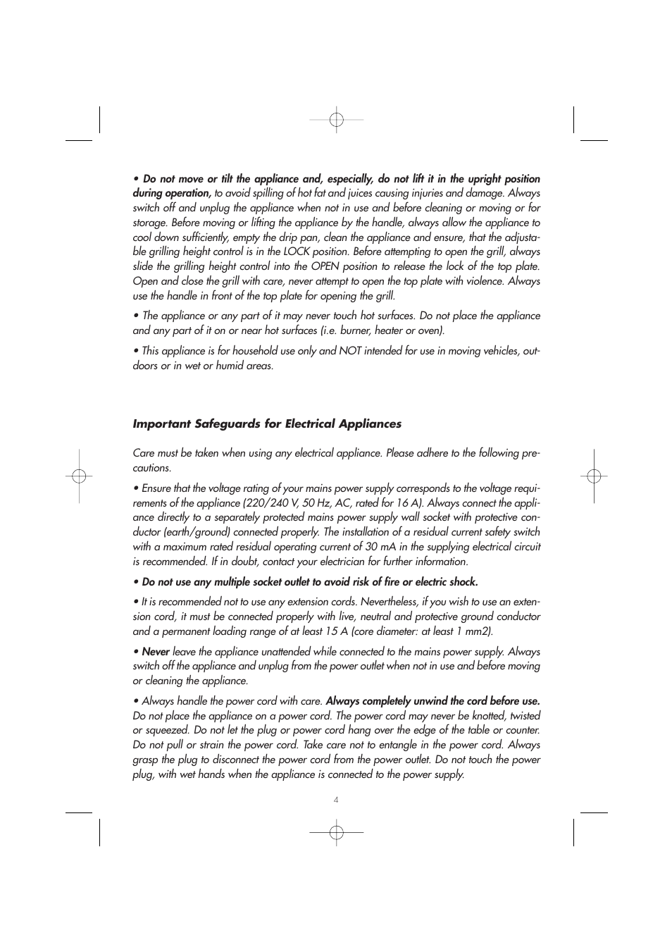 Gastroback 42504 Design Grill-Barbecue Advanced User Manual | Page 3 / 30