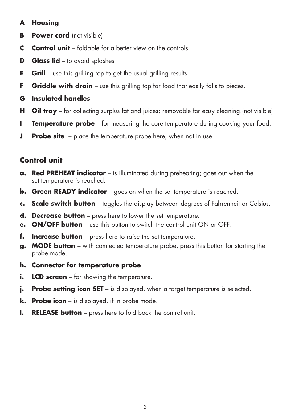 Gastroback 42530 Design Tischgrill Advanced User Manual | Page 5 / 26