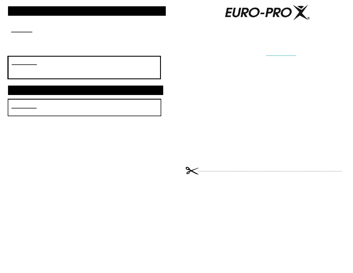 Product registration card, Keep warm, Caution | Care & cleaning warning, One (1) year limited warranty | Bravetti TO160H User Manual | Page 6 / 6