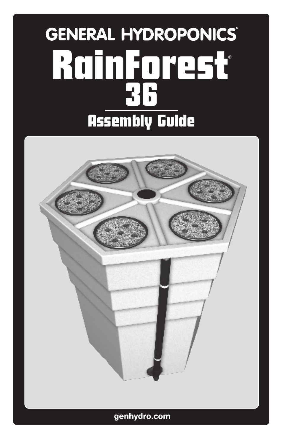 General Hydroponics New RainForest 36 User Manual | 8 pages