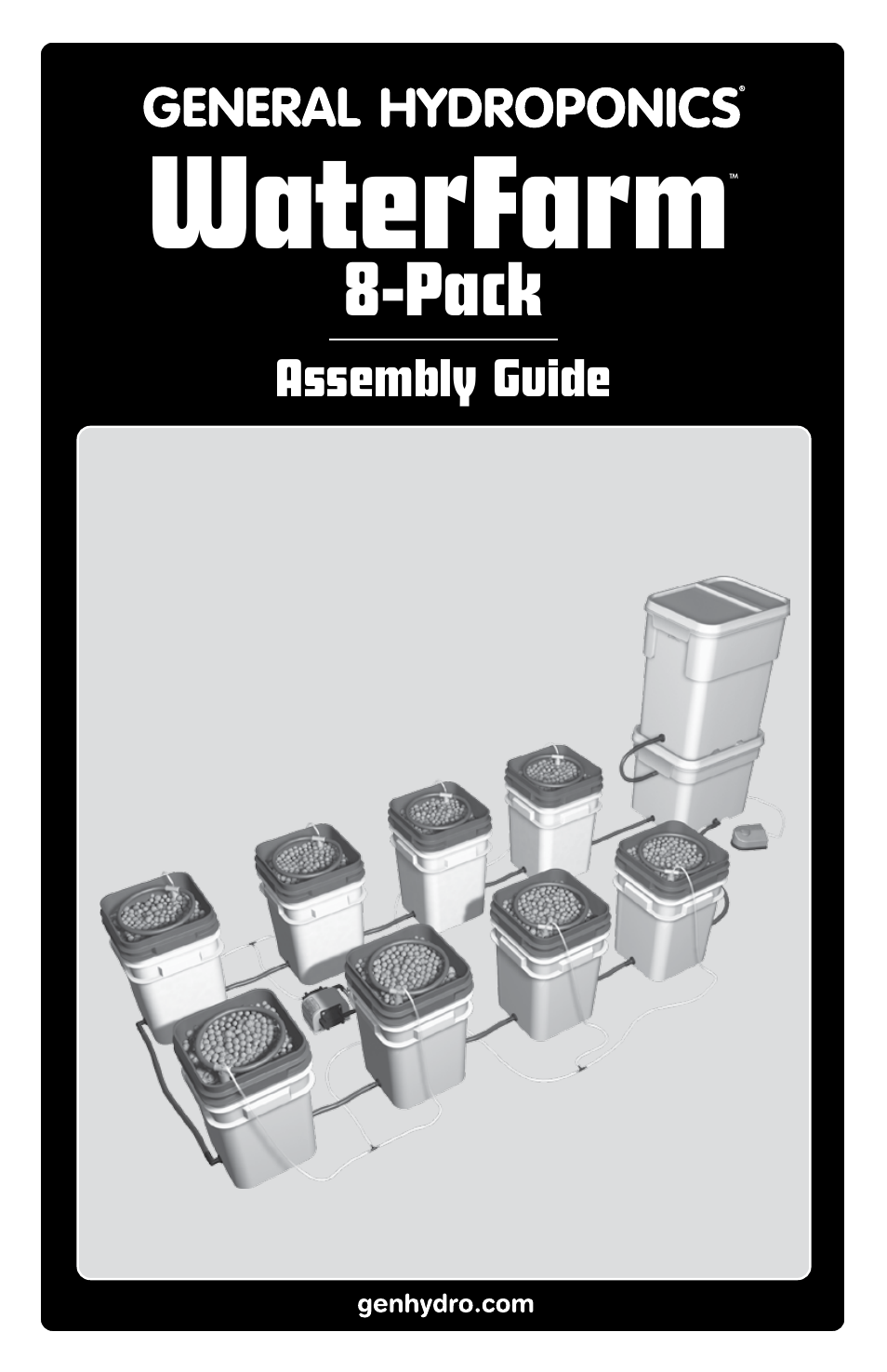 General Hydroponics WaterFarm 8-pack User Manual | 6 pages