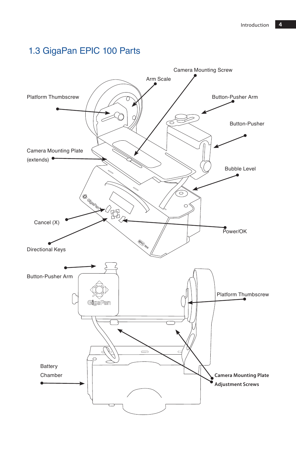3 gigapan epic 100 parts | GigaPan EPIC 100 User Manual | Page 7 / 32
