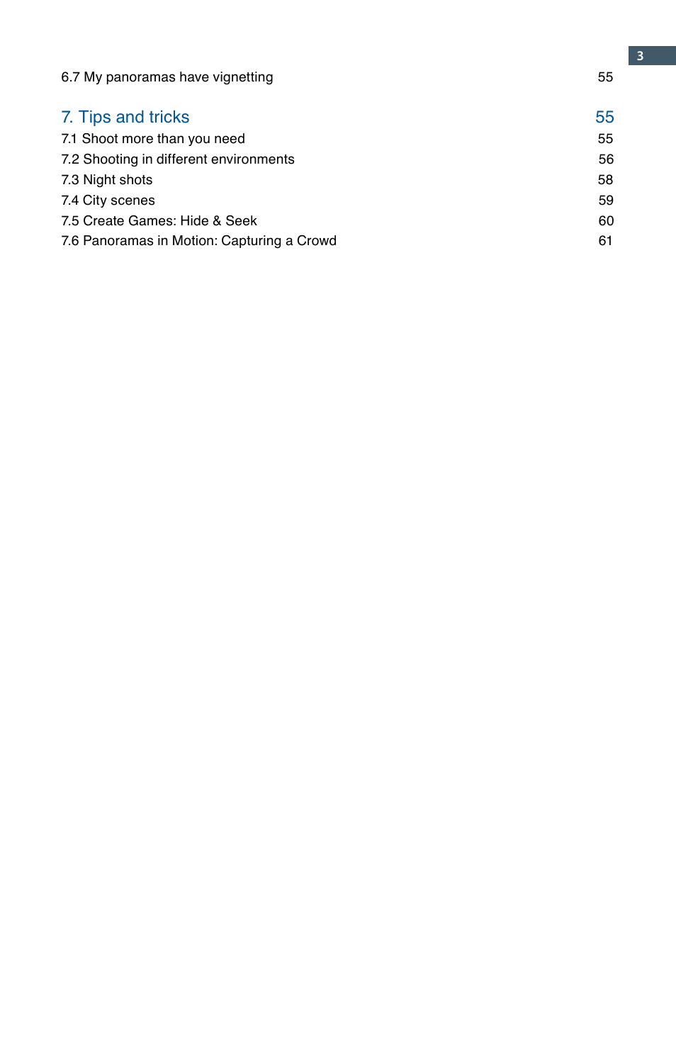 Tips and tricks 55 | GigaPan EPIC Pro User Manual | Page 3 / 56