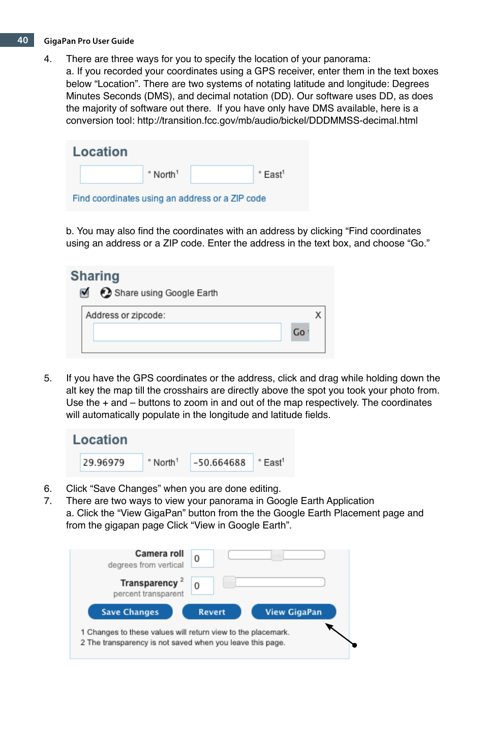 GigaPan EPIC Pro User Manual | Page 43 / 56