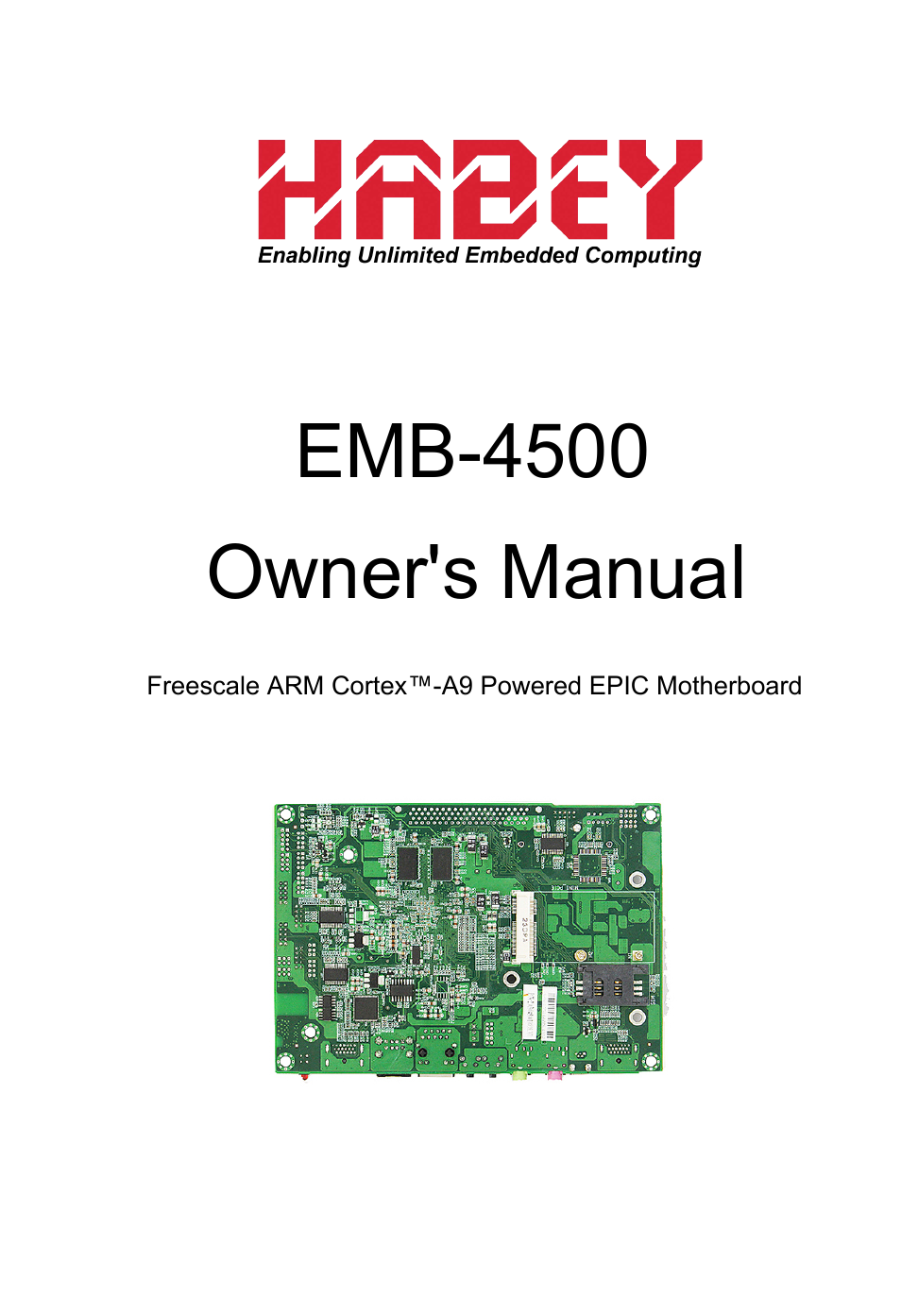 Habey EMB-4500 User Manual | 32 pages