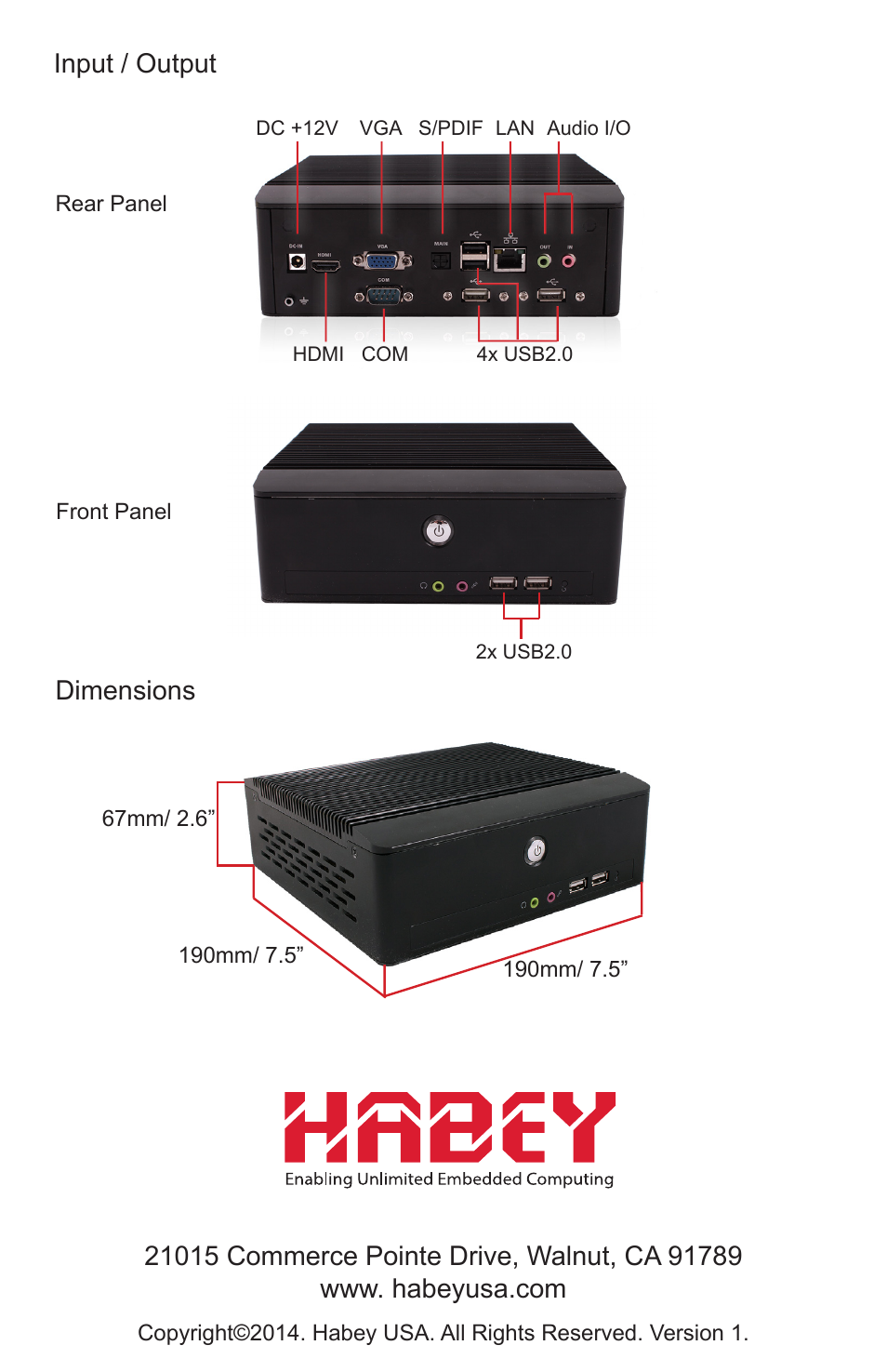 Habey BIS-6761 User Manual | Page 3 / 3