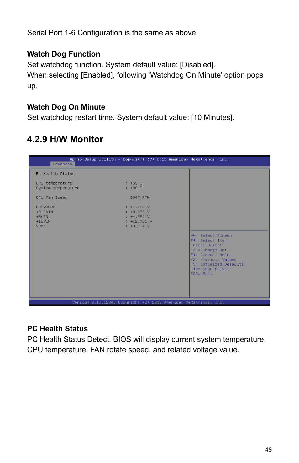 9 h/w monitor | Habey PRO-6820 User Manual | Page 53 / 66