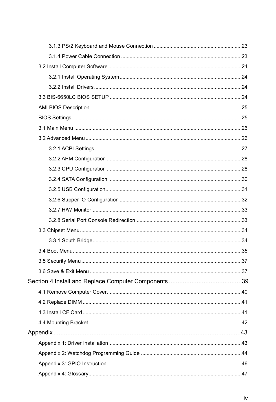 Habey BIS-6650 User Manual | Page 5 / 56