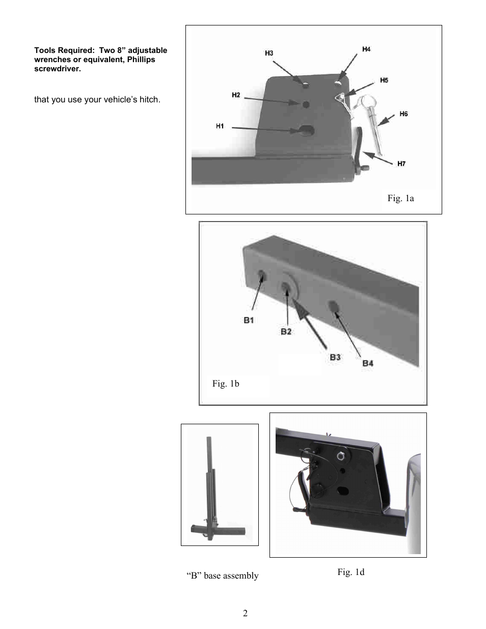 Hollywood Racks HR1450R SportRider SE 2 Recumbent User Manual | Page 2 / 6