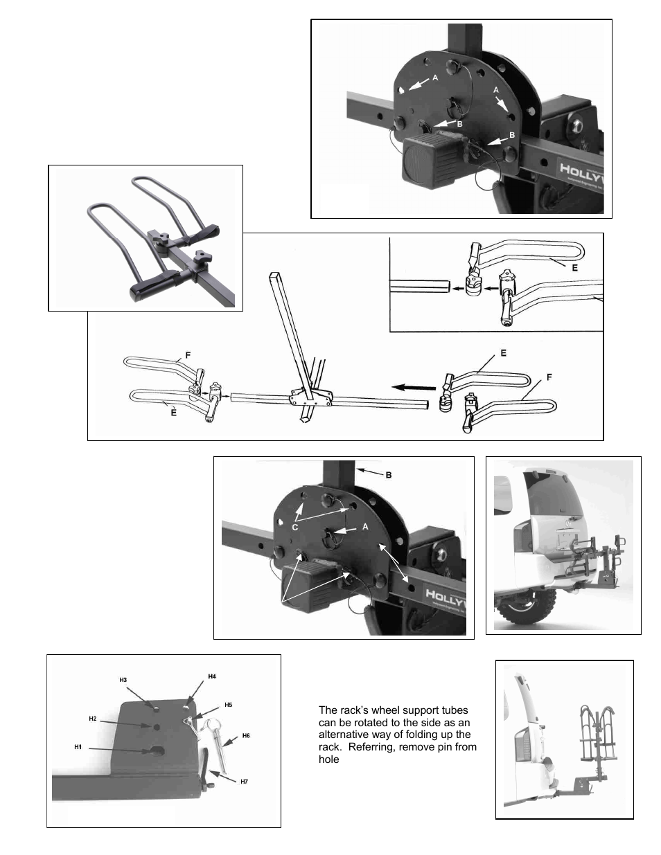Hollywood Racks 45815 Sunlight Recumbent Rack User Manual | Page 3 / 8