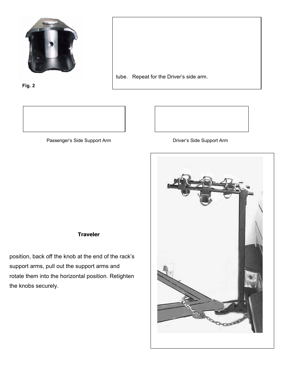 Hollywood Racks HR135 Tow N Go (3 bike version) User Manual | Page 2 / 4