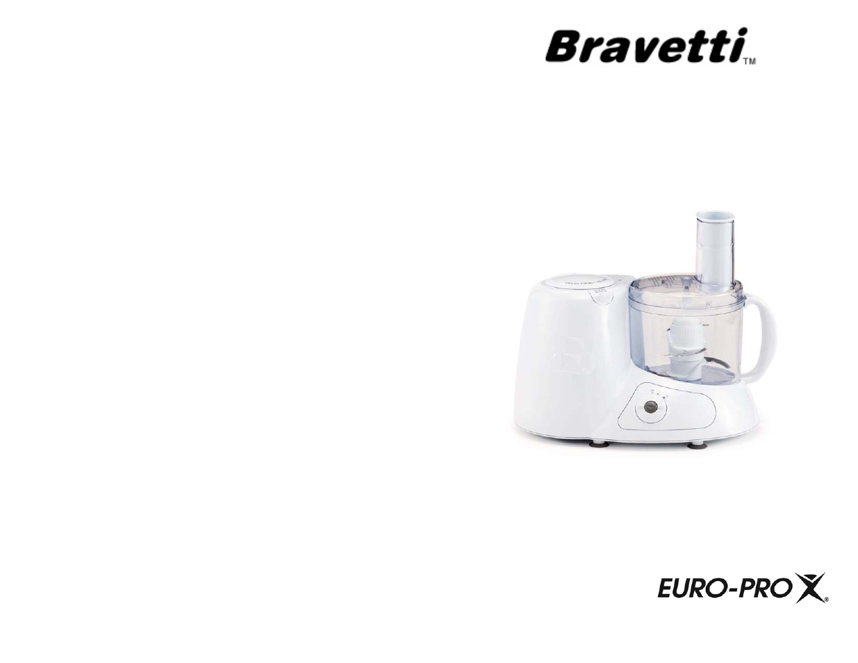 Bravetti QUAD BLADE FOOD PROCESSOR BP101H3 User Manual | 6 pages