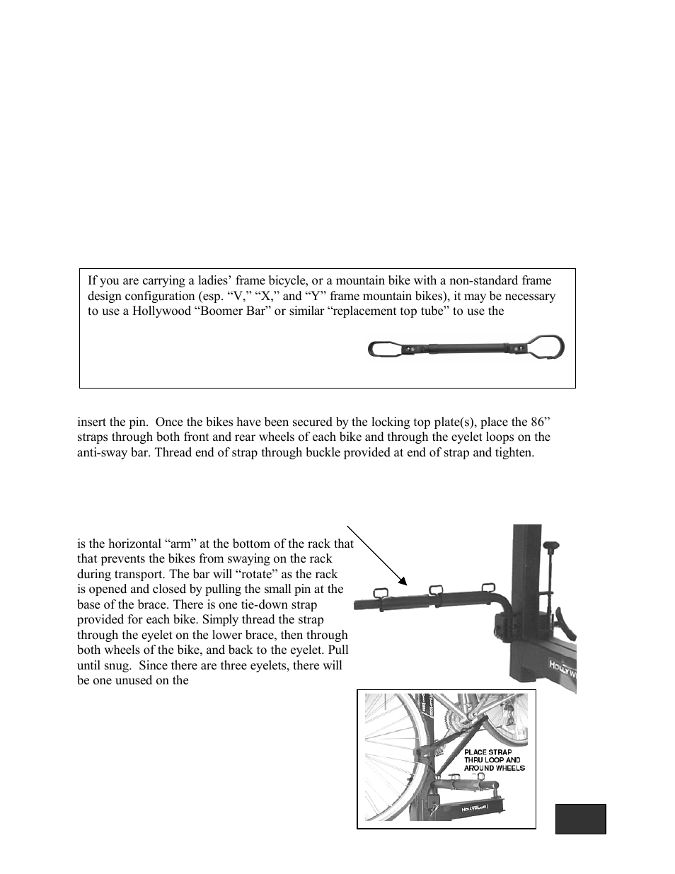 Hollywood Racks Swing Away (Boomer style) User Manual | Page 5 / 7