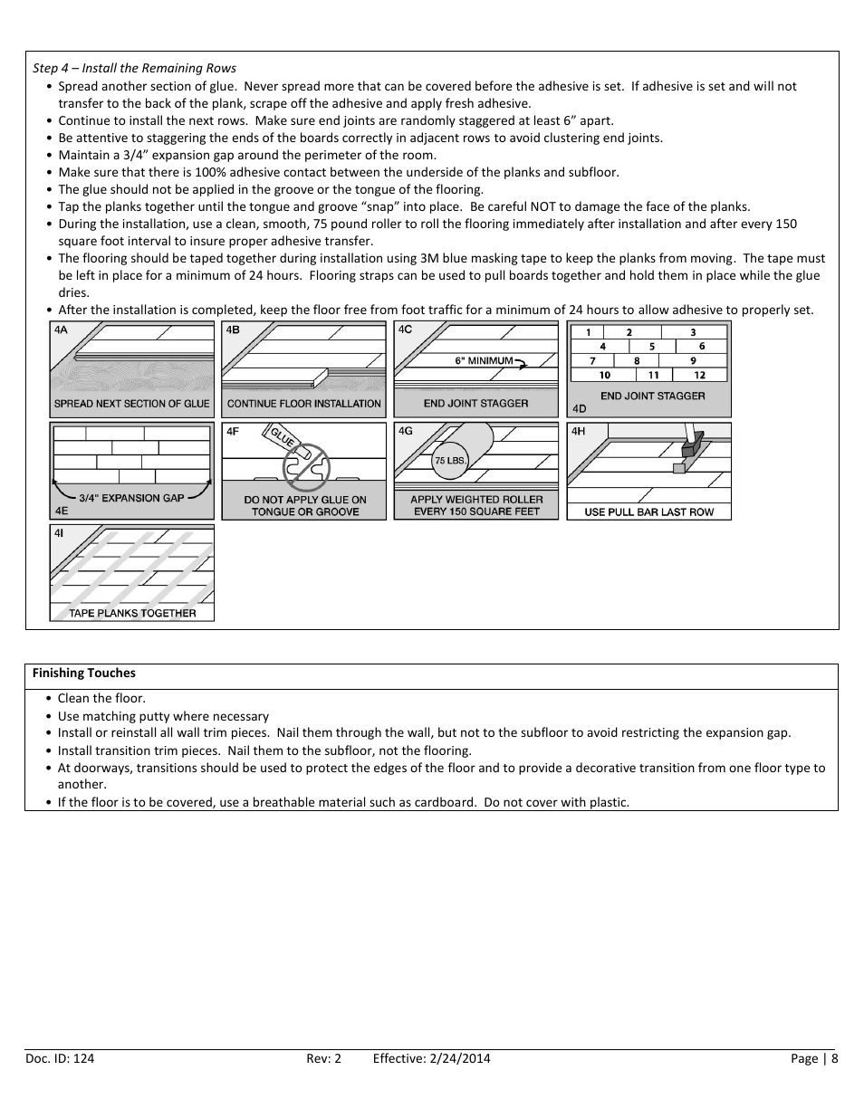 Home Legend Solid T&G User Manual | Page 8 / 11