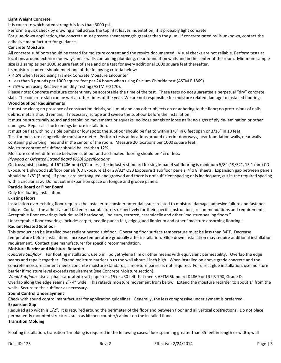 Home Legend Engineered Ply T&G User Manual | Page 3 / 12