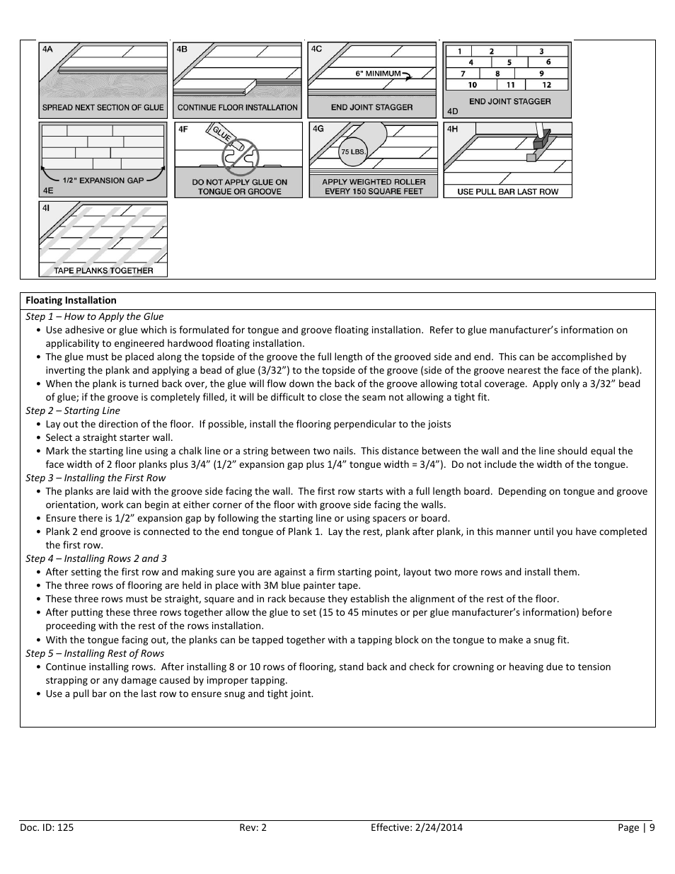Home Legend Engineered Ply T&G User Manual | Page 9 / 12