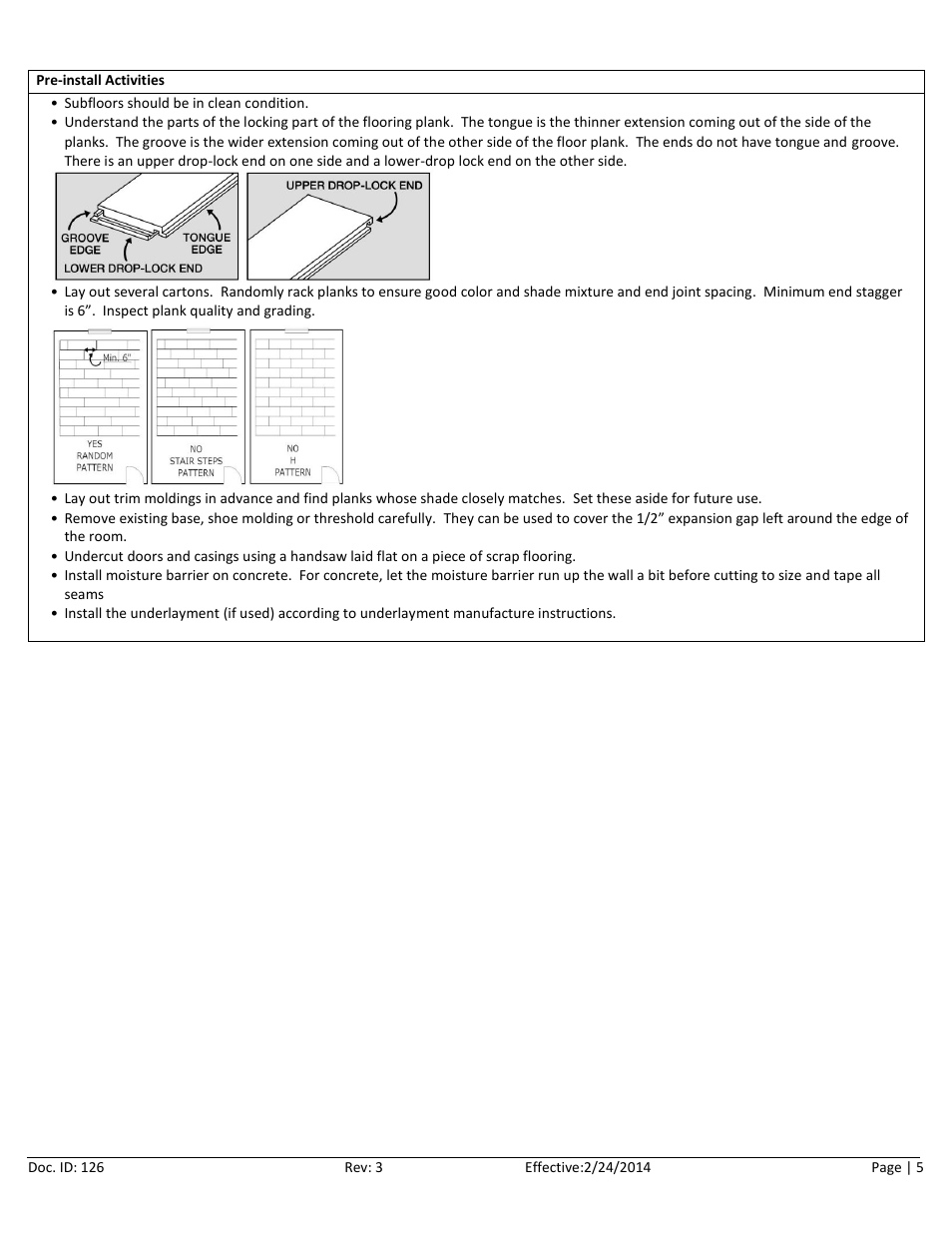 Home Legend Engineered HDF Click User Manual | Page 5 / 11
