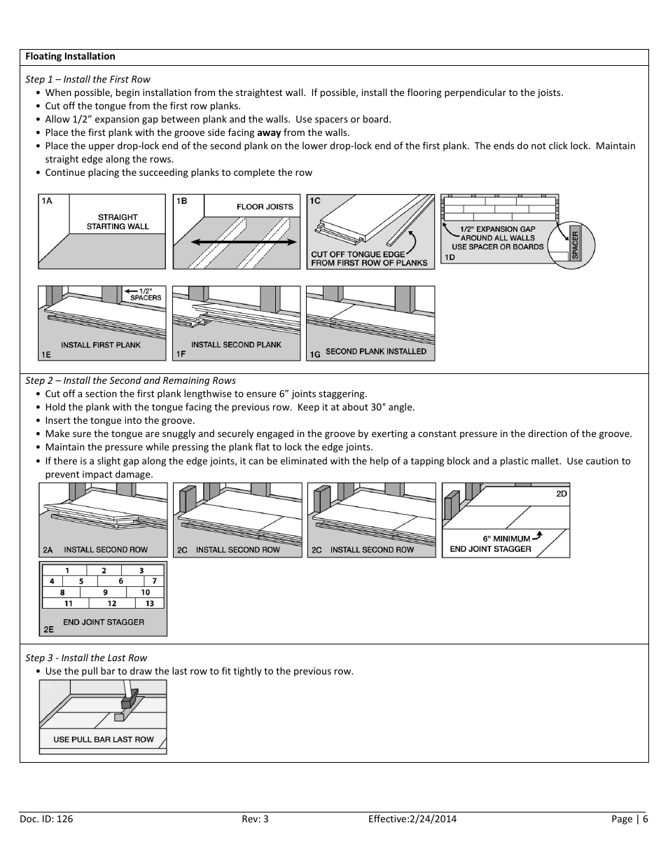 Home Legend Engineered HDF Click User Manual | Page 6 / 11