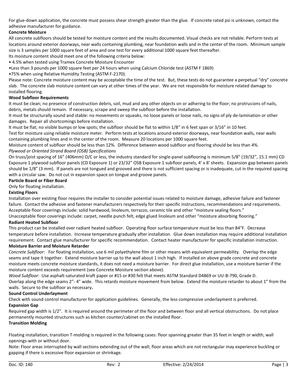 Home Legend Engineered Ply T&G User Manual | Page 3 / 13