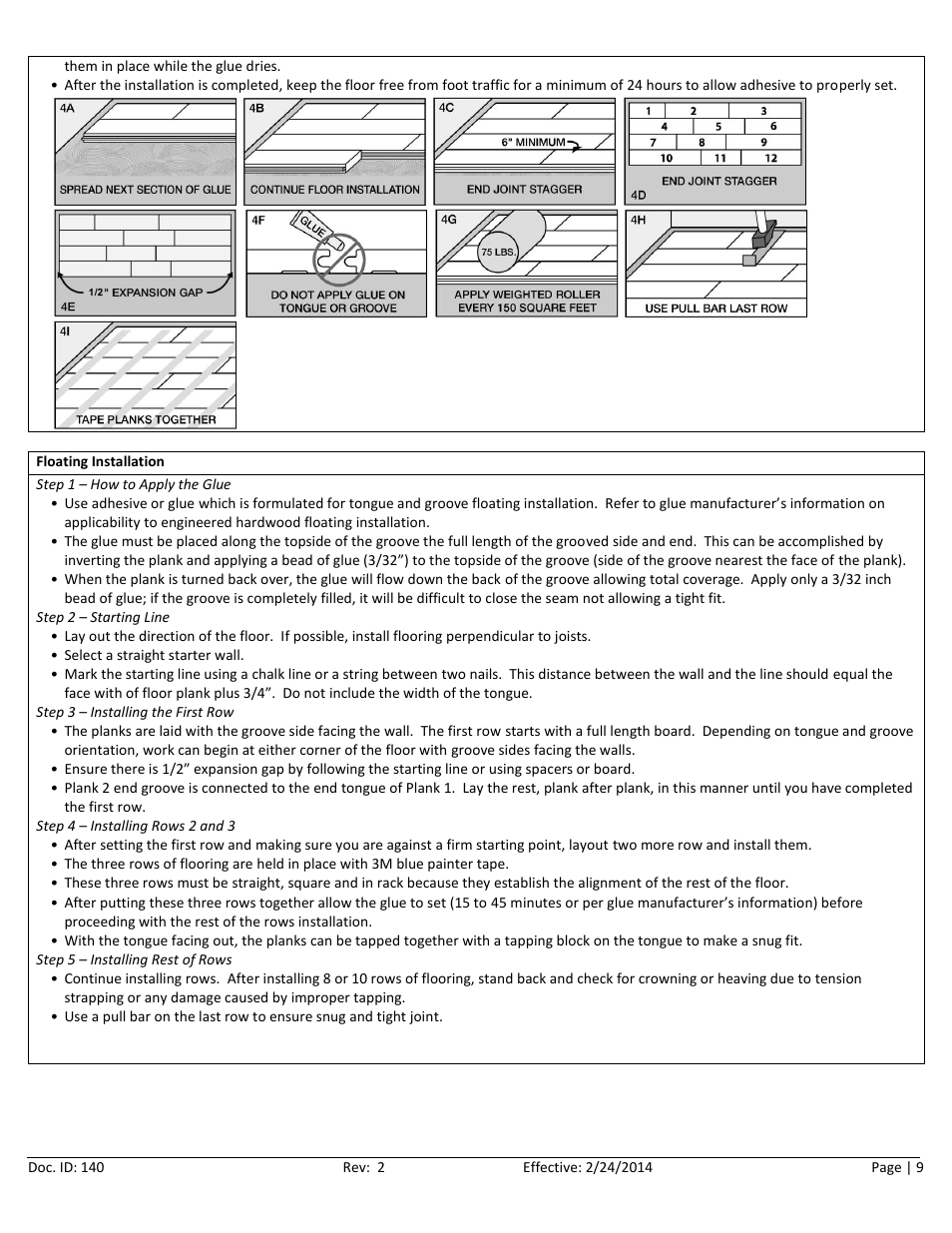Home Legend Engineered Ply T&G User Manual | Page 9 / 13