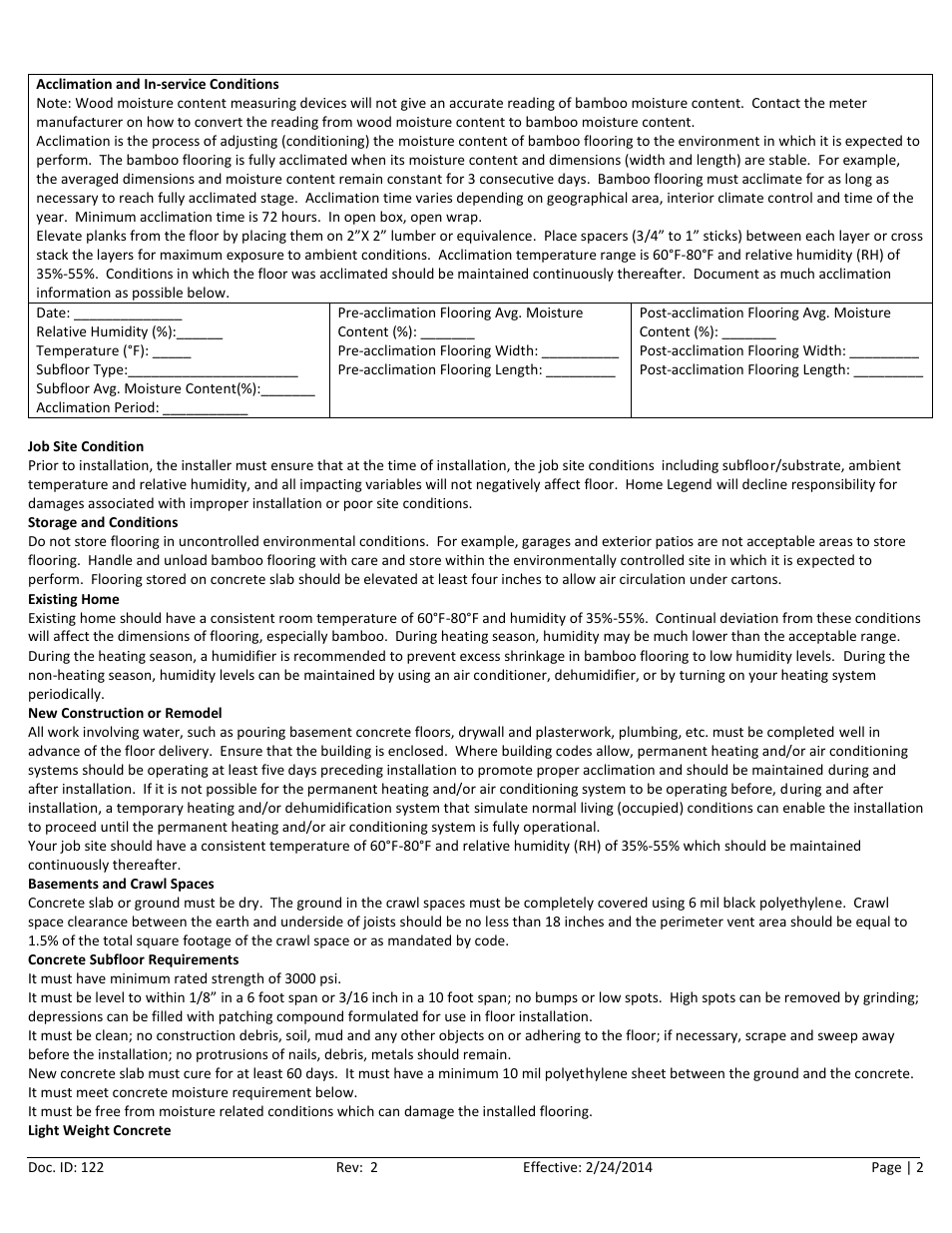 Home Legend Engineered Ply Click User Manual | Page 2 / 11