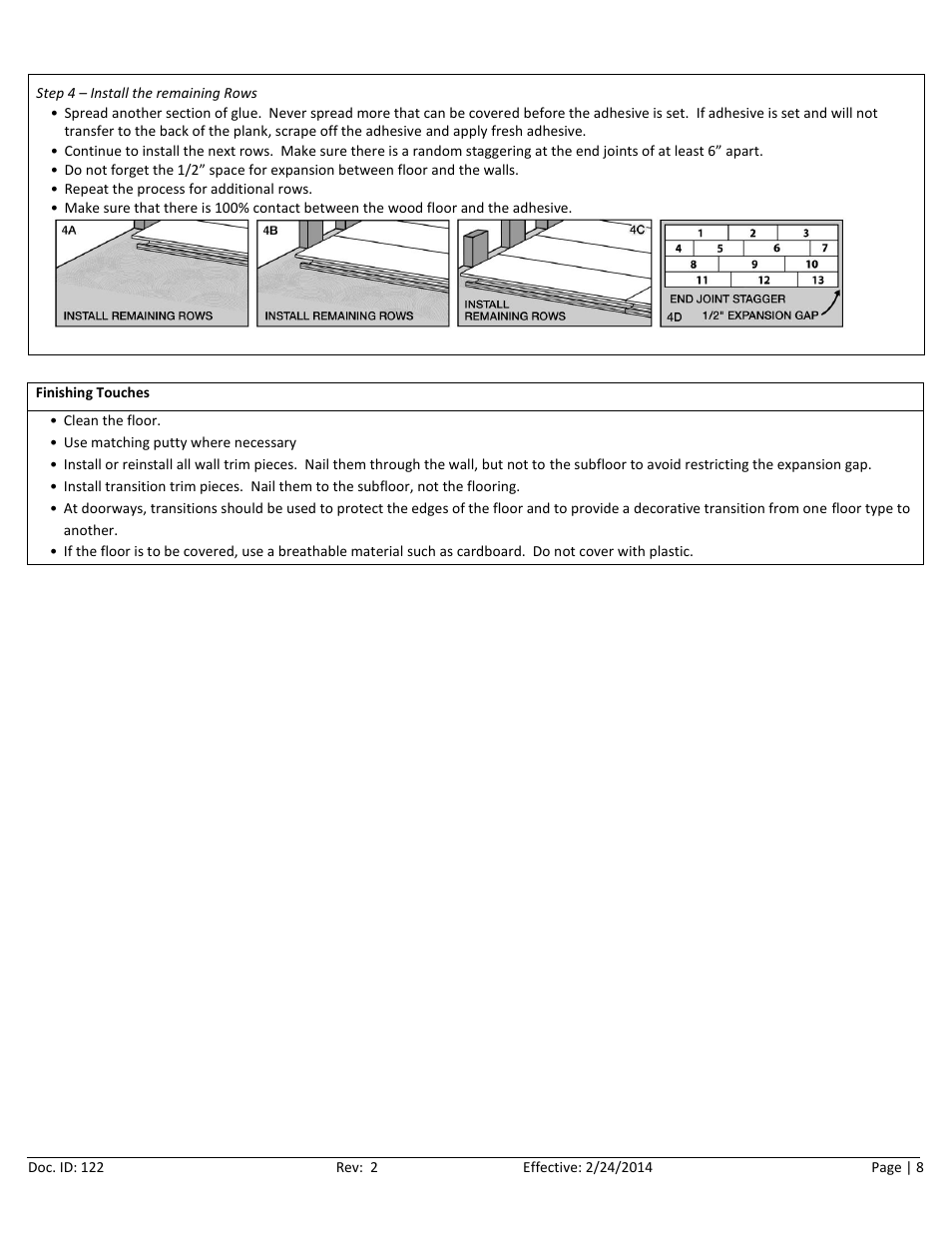 Home Legend Engineered Ply Click User Manual | Page 8 / 11