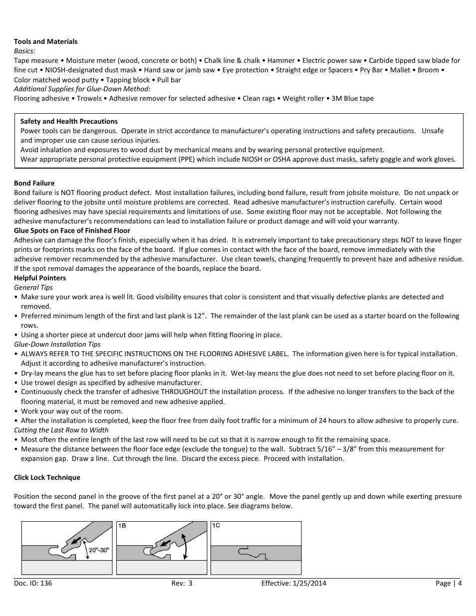 Home Legend Cork User Manual | Page 4 / 10