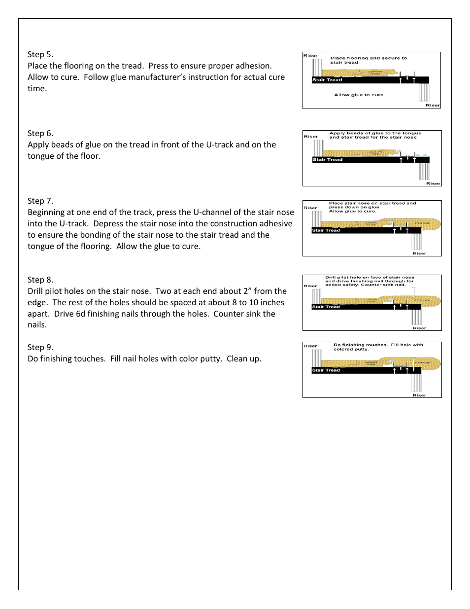 Home Legend Laminate and Cork Hard Surface Reducers User Manual | Page 4 / 8