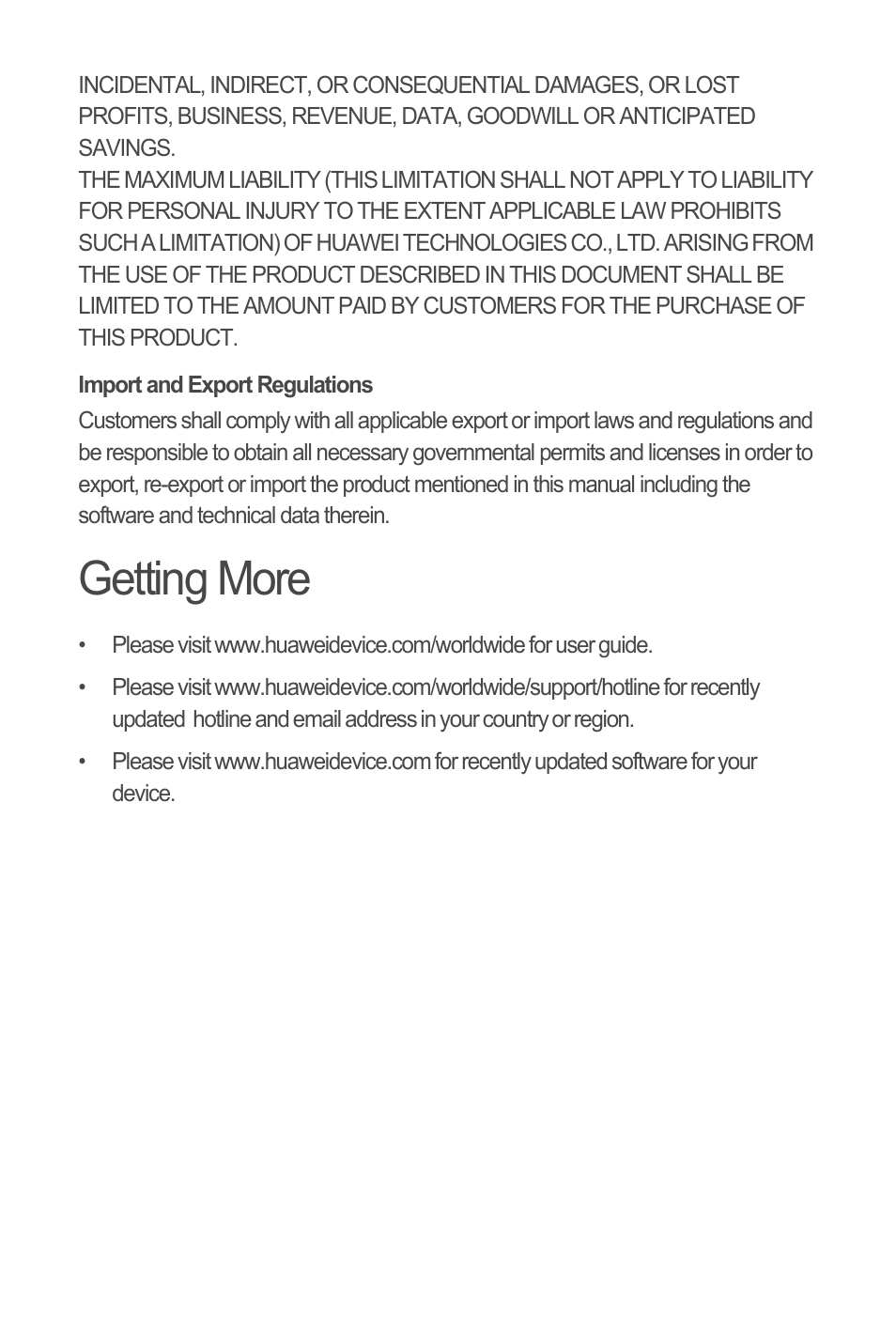 Getting more | Huawei C8650+ Quick Start User Manual | Page 16 / 17