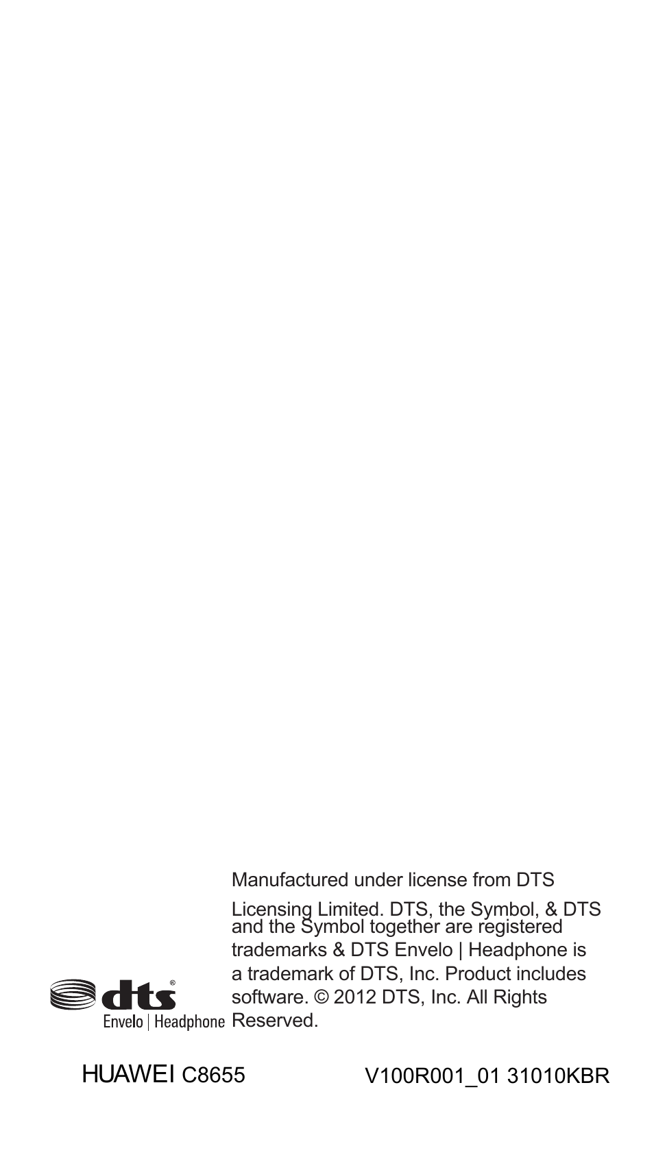 Huawei | Huawei C8655 Quick Start User Manual | Page 28 / 28