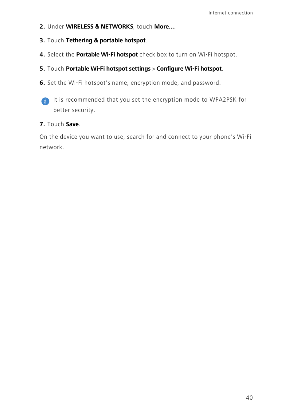 Huawei Honor 3C LTE H30-L02 User Guide User Manual | Page 44 / 66