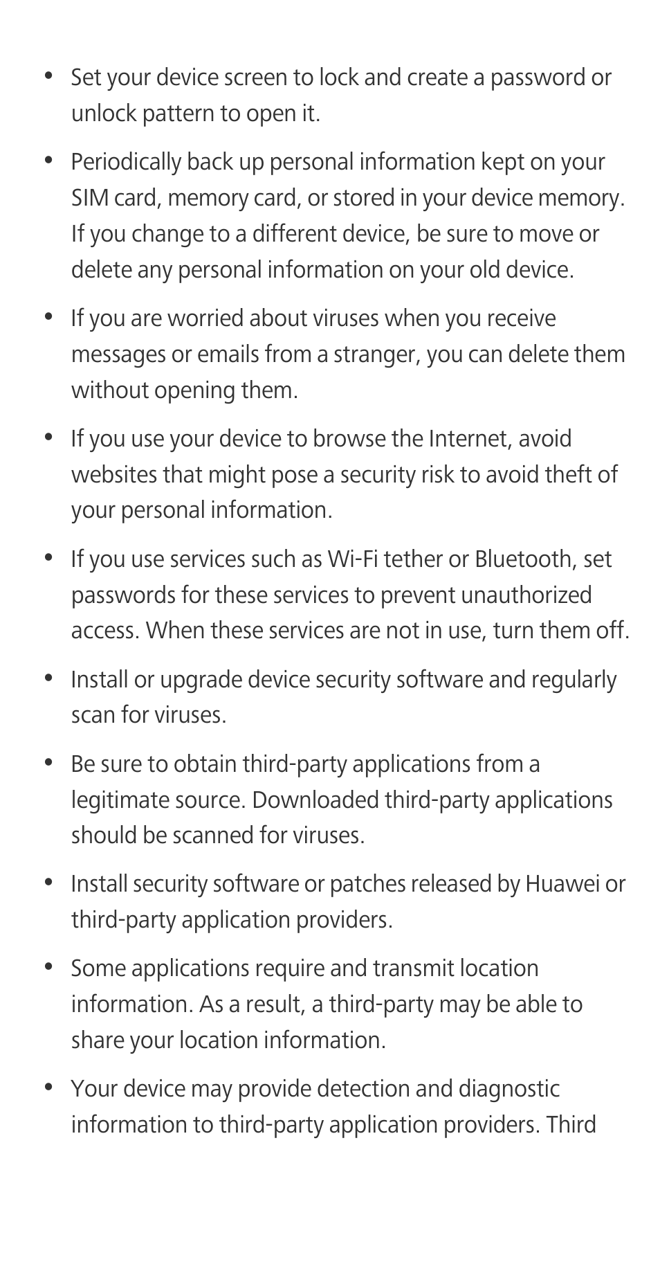 Huawei Honor 3C H30-U10 Quick Start User Manual | Page 20 / 32