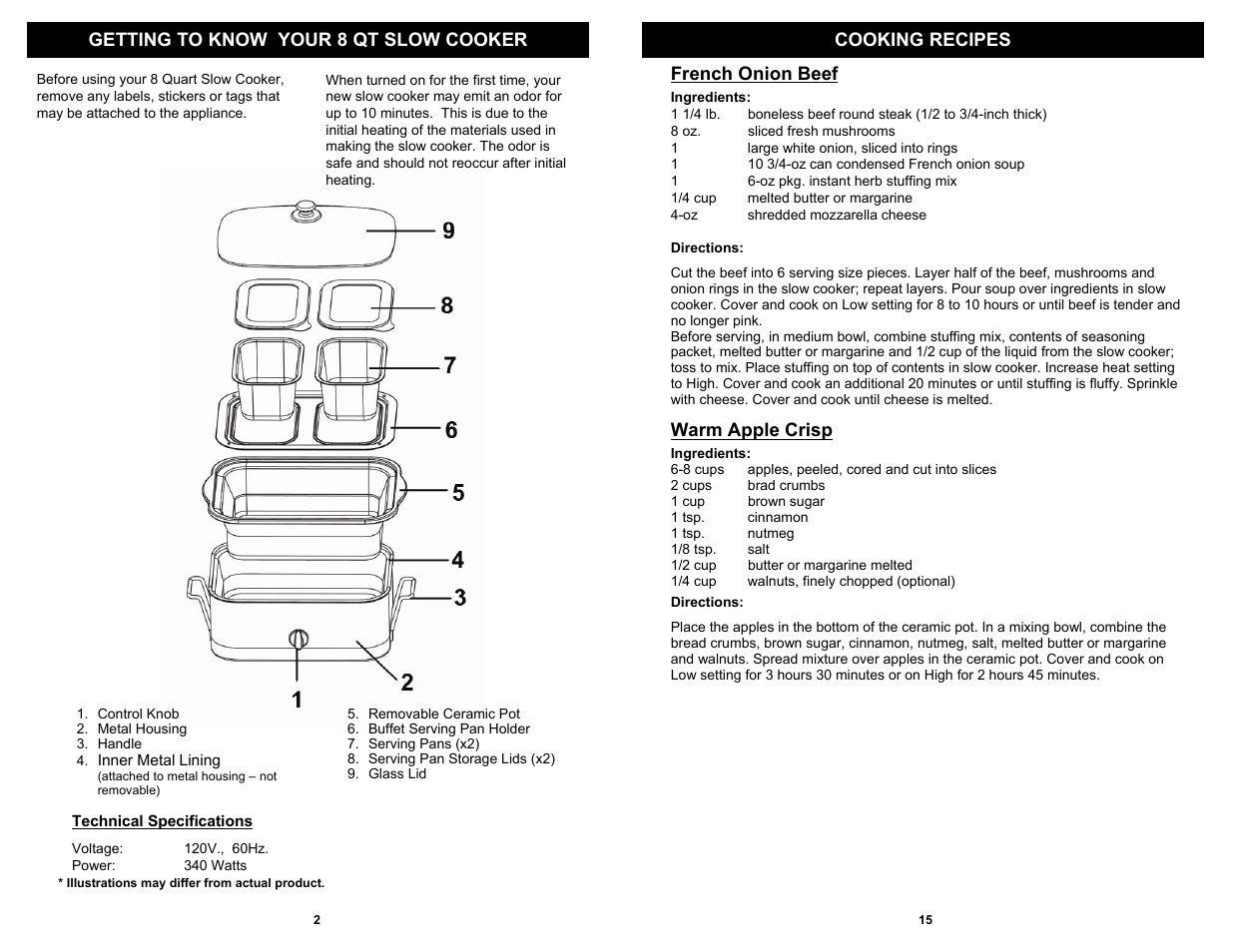 Warm apple crisp | Bravetti KC281HB User Manual | Page 4 / 10
