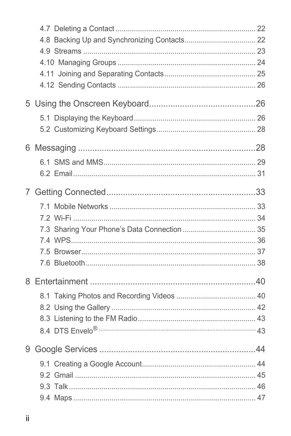 Huawei M660 User Guide User Manual | Page 3 / 74
