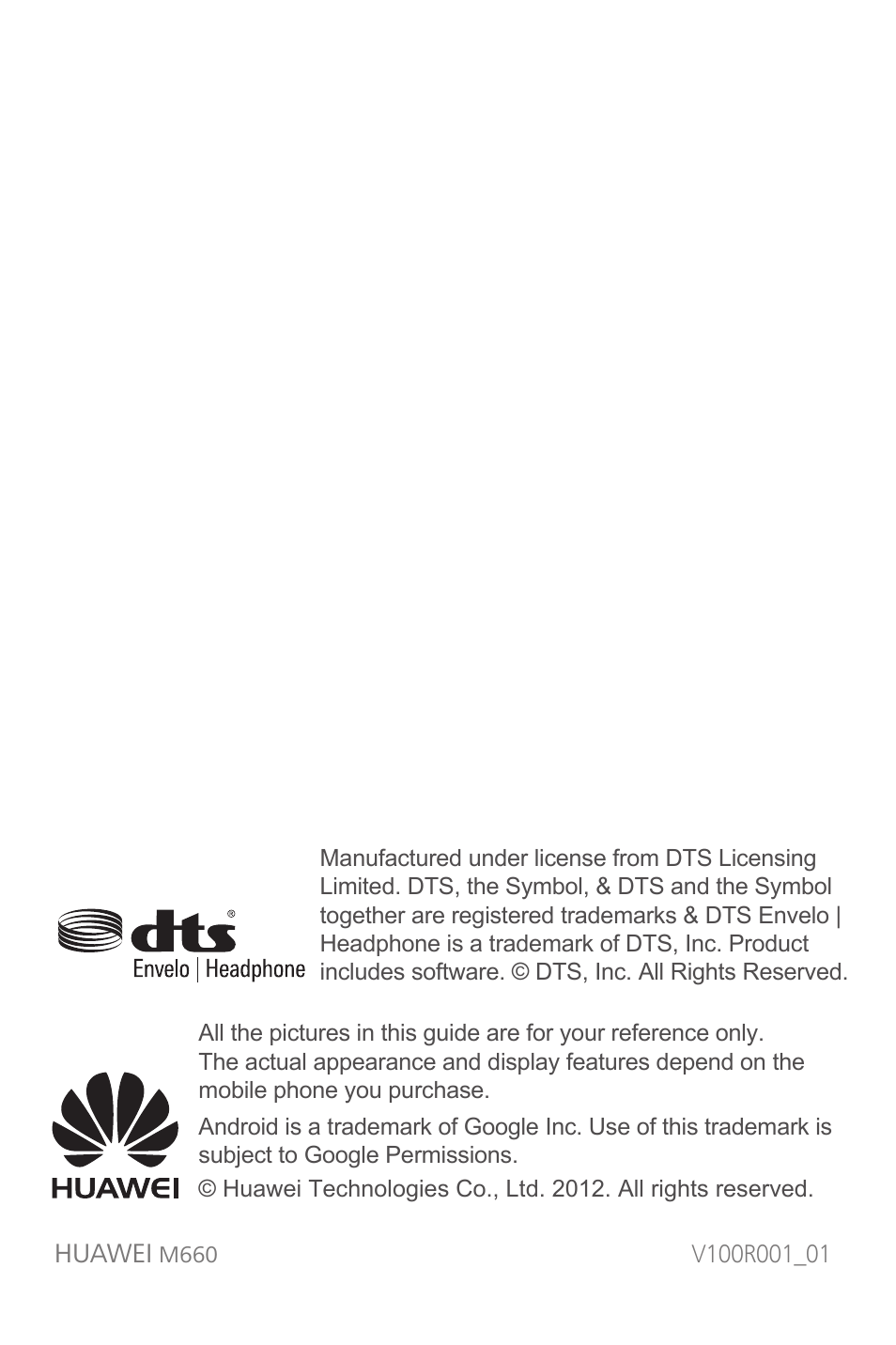 Huawei M660 User Guide User Manual | Page 74 / 74